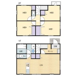 津島本町新築戸建の物件間取画像